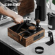 MHW-3BOMBER bomber with drawer, multi-functional coffee grounds box, solid wood handle bracket, storage bar press powder handle base, multi-function coffee grounds box-58mm universal-upgraded version