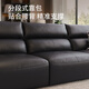 KUKA store's same model self-made sofa bed cowhide functional electric sofa 6319 coffee three-seat three-electric 2.8m