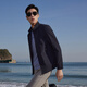YOUNGOR single jacket men's single jacket single jacket flat, stylish elastic and comfortable feel delicate 3-color combination Navy blue VJJK434964FQA L 175/96A