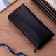 Cool kangaroo wallet men's clutch bag top layer cowhide mobile phone bag multifunctional large capacity fashionable casual handbag black 22cm*11cm*2cm