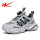Double étoile (shuangxing) Chaussures pour enfants Sneakers pour garçons 2024 Nouveau automne et cuir d'hiver Automne d'automne moyen et grandes chaussures de coton pour enfants FY-15253 Bleu foncé (printemps et double filet) 18 La longueur de la chaussure est d'environ CM 28 CM 28