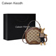 CALWAN KEODH Bag Women's Bag New 2025 One-shoulder Handle Crossbody Bag Cylinder Bag Birthday Chinese Valentine's Day Gift for Girlfriend [Calm] Light luxury fashionable and versatile small round bag for Wife High-end and Practical