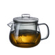 Penguin teapot heat-resistant glass teapot teacup tea water separation kettle filter kettle tea set Penguin teapot gray heat-resistant and explosion-proof 500ml