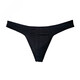 General Medical Cotton High Elastic Thong Men's Cotton Underwear Sports Men's Running Underwear Seamless Black XL