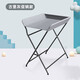 Shantou Lincun table à langer surface de lit bébé tapis à couches deux-en-un pour bébé bain tout-en-un soin château gris - modèle promotionnel (ne peut pas être plié) recommandé de choisir