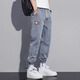 Jeans 2025 Spring and Autumn Men's New Fashion Fashion Body Men's Casual Pants Loose Harren Working Pants Black 32 [Recommended 135-145Jin [Jin equals 0.5 kg]]