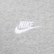 Nike (NIKE) official men's french wool top autumn round neck sweatshirt embroidery soft and comfortable FN3889 063 color adjustment dark gray/white L
