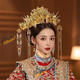 DL 1998 Pangdonglai Qualität Pangdonglai Qualität XiUhe Kopfschmuck Phoenix Crown Ming Made Braut Hanfu Hochzeit Haare Kröner neuer chinesischer Stil Ming MADE PHOENIX CROWN SET X-D10