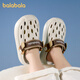Balabala children's hole shoes for summer new style boys' non-slip sandals wear medium and large children's indoor girls' soft sole beach shoes
