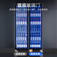 荣事达（Royalstar）全屏柜冷藏展示柜加热除雾玻璃门网红啤酒柜透明立式商用冷柜超市饮料柜酒吧冰柜啤酒柜 三门1476L【玻璃门】1860*600*2010