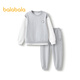 Balabala Children's Clothing Boys Long Maneves Set Children's Sportswear 2025 Nouvelle robe de printemps Fake Two-Thyle Fashion 208125104104