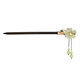 Suyi embroidered antique style hairpin wooden tassels rocking wooden hairpin daily headwear for women with updos, Hanfu accessories, ancient costume hairpins for hair, Frost Autumn
