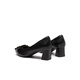 
Red Dragonfly Leap Moon Shoes High Heels 25 Spring Thick Heels Women's Shoes Pointed toe Workplace Small Leather Shoes Single Shoes WLB15124 Black 39