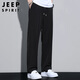 JEEP SPIRIT吉普裤子男春夏季休闲裤男士冰丝薄款运动速干宽松直筒阔腿长裤