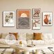 
Sense painting cream style living room decoration painting medieval style sofa background wall hanging painting combination painting Nordic retro style art mural Z3886 35*50/50*70/30*40*2/40*60 Textured oil canvas ps gold frame