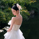 Tongrubi Korean Flower Quaste Hair Clip Super Fairy Bridesen Hochzeit Kopfschmuck Palette Ancient Style Cheongsam Photo Photo Haarzubehör rot - Quastenlilie des Valley Blumenkopfschmuck