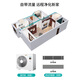 Hisense Ai home series household central air conditioner multi-split unit with first-level energy efficiency, full DC frequency conversion, built-in 5G network, whole-house intelligent control, 5 HP, first-level energy efficiency, 120|one to four|80-110, 1st level frequency conversion