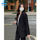 YOMC2025 spring new suit suit for women spring and autumn long-sleeved pants jacket casual high-end two-piece set three-piece set M_Recommended 105 Jin Jin equal to 0.5 kg or less