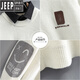 Jeep Spirit Shirt Hemdkragen Pullover Herbst und Winter verdickte warme gestrickte Basishemd Trendy lächelndes Gesicht Jacquard gefälschte zweiteilige Fadenkleidung M9901 Dunkelgrau (ca. 95 ~ 110 Jin [Jin gleich 0,5 kg] kann getragen werden) m
