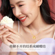 Chinese gold fugitive princess gold necklace women's pure gold bow pendant gift for girlfriend and wife birthday New Year and Christmas Jingsuda-pure gold fugitive princess pendant + S925 chain
