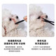 Amor pet tear comb dog face comb eye excrement comb small flea fine tooth comb cat special grooming scissors cleaning supplies white small face comb