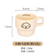 Tea edge ceramic mug afternoon tea coffee cup retro high-value water cup tea cup office cup ceramic cup gift