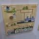 Hongtong Kindergarten Wall Toy Corridor Game Decoration Enfant's Early Education Montessori Aides d'enseignement Mur Opération Cognitive Board Pinyin Alphabet Board