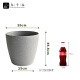 
Jiuqian Valley Nordic simple imitation cement flower pot resin plastic thickened water absorbing lazy people light luxury large flower pot diameter 35cm9225
