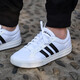 Adidas neue Männerschuhe Herbst Student College Sportschuhe bequeme leichte vielseitige Mode Casual AW3889/Fashion Drei Streifen 42.5