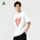 
KELME round neck T-shirt men's loose summer new pure cotton short-sleeved casual football trendy cultural shirt 9224TX1056 White M