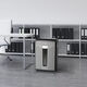 Deli (DELi) Büro gewerbliche Hochleistungs-Elektro-4-Level-Vertrauliche Papier Shredder Großer automatischer Datei Shredder Langkapazität 9907 Schwarzes Modell