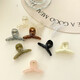 4CM jelly color translucent small hair clip semi-tied small shark clip sweet cross hair clip TS53-jelly color small hair clip 2 random