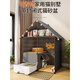 Cat cage with toilet integrated suitable for large and small kittens. Cat cage for home indoor with cat litter box and toilet integrated. Super large 3-layer 75*75*145 multi-platform large space. Luxurious cat nest + cat bowl + cat hammock + basic model.