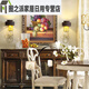 Europäische Obstölmalerei Restaurant Wohnzimmer Dekoration Malerei Hotel Korridor Schlafzimmer Doppel Wand Wandbild Einzelbild Hotel Hanging Malerei Rahmen 30x40 cm Einzelbildpreis LJ9227