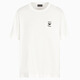 ARMANI/阿玛尼 EA 鹰标男士丝光棉简约短袖圆领T恤 EM001068 AF12926 卡其 U1098 M