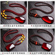 Shuque natural blood amber water droplet pendant bead chain for men and women Ping An Wu Shi brand necklace raw stone amber lanyard sweater chain Blood amber Wu Shi brand lanyard style
