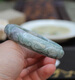 初啸缘相玉59mm天然翡翠玉镯a货老坑飘花玉石缅甸雕花手镯带证6296 59号