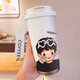 
He Jiangong couple cup, meaningful water cup, men and women couple thermos cup, home portable large capacity water cup, DX825 Biye girls coffee thermos cup