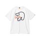 Customized Spot Humanmade Japaner Sommer Schwergewichtiges Bambus Gelenkbärte Polarbär gedruckt kurzärmelig T-Shirt Japanisch Kurzes T-Shirt Weiß 3882 L 1