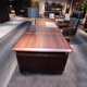 Hanjitangyu high-end solid wood desk high-end business boss desk and chair new Chinese style general manager desk office president desk 2.4 meters executive desk GM-01D24