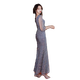 
Zhufan High-end Annual Meeting Female Host Dress Fishtail Evening Skirt Female Light Luxury Niche Sequin Blue Banquet Temperament Haze Blue/L