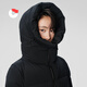 Nanny Goose 95 Quick Dry Down Jacket Women's Long Warm Thickened Windproof Stretch Jacket Winter NG2686 Carbon Black S/160/84A