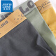 JEANSWEST Men's Underwear Pure Cotton Boxer Large Size Four Corners 4