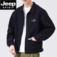 Jeep Spirit Jacket Men's Spring y Autumn 2025 Camisa nueva Lapa de la chaqueta de trabajo para hombres de otoño Autumn Jacket Top [Versión de actualización] K12806 Khaki M [recomendado 90-120Jin [Jin iguala 0.5 kg]]]