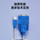 LITE (Z-TEK) USB a RS232 Puerto serial Línea Nine Hole DB9 Comp de puerto femenino Línea de conversión FT232 Chip de grado industrial ZE599 PL2303 Chip [1.5 metros] ZE719
