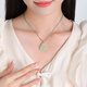 Zhou Taisheng Hotan Jade Buddha Necklace Couple Peace Buddha Pendant Pendant Birthday Gift for Boyfriend and Girlfriend