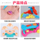 君吻网红创意儿童理发师过家家玩具视频DIY 剪头发互动男女孩 理发师+17罐泥送桌布