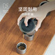 Kaisi (Keith) [Titan-Tee-Titan-Tasse] Picknickfilter-Tasse im Freien Doppelschicht Tee Tasse Hausreise tragbares modernes Tee-Set Ti3927+Ti3926 Neues Tee-Set Einfache Dekoration