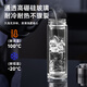 Fuguang Antibacterial Glass Cup Double-layer High Borosilicate Tea Cup Tea Water Separation Cup High-end Car Water Cup Men's JD Limited