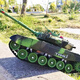 Wanre Extra Large Fernbedienungspanzer Spielzeugladeladjungen simulierte Fernbedienungsstrecke gegen Kinder Tucker Fernbedienung Car Man Story Model Raded 33 cm [Military Green] E-Commerce-Installation Standardpaket [eine 600-mAh-Batterie]